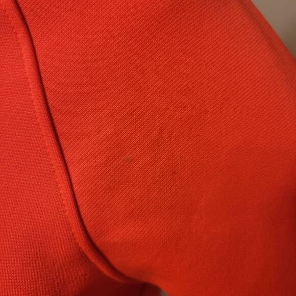 Under Armour UA Coldgear Full Zip Up Hoodie Orange Semi Fitted Womens Size PS - Picture 9 of 9